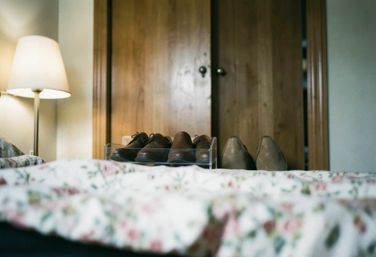 Dedicated Under Bed Storage for Shoes Organization