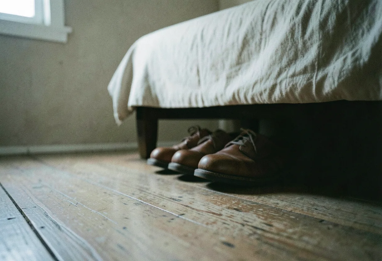 Dedicated Under Bed Storage for Shoes Organization