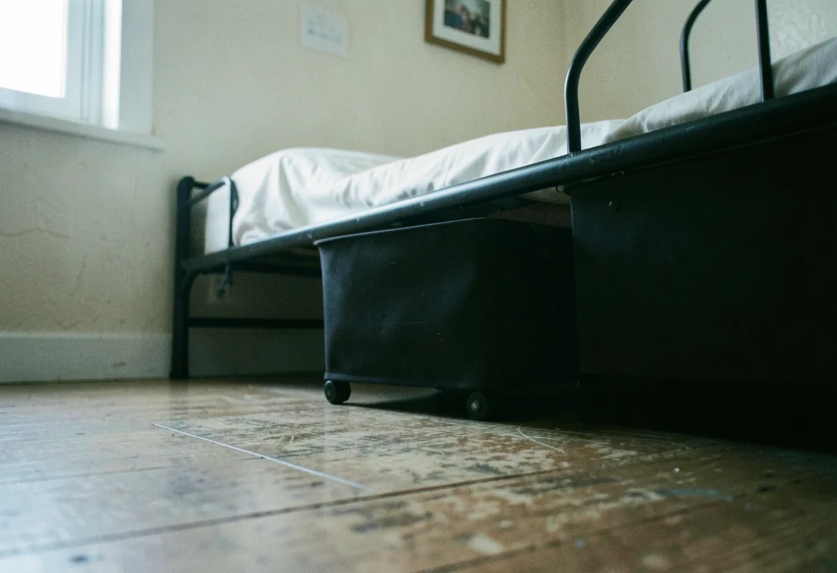 Under Bed Storage on Rollers for Tight Spaces
