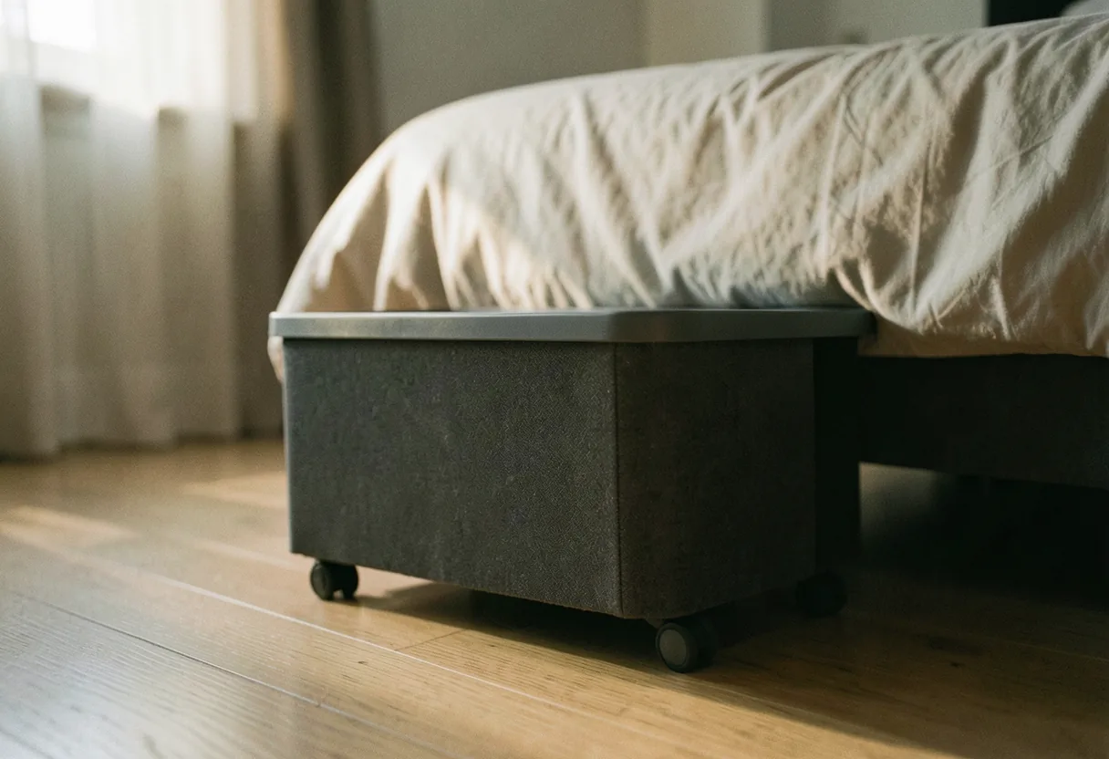 Smooth Under Bed Storage on Wheels for Easy Access